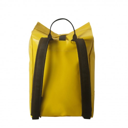 grünBAG Back-Pack Leather-Belt Yellow